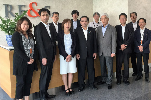 シンガポールRE&S社と食料輸出について懇談